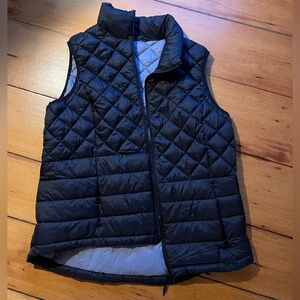 Women's Black Quilted Vest